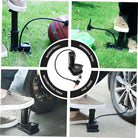 Gauge PUMP Original Portable Mini Foot Air Pump with Pressure Gauge