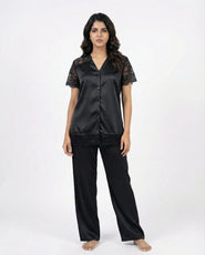Sajiero Silk Pajama Suit - Dream Nest