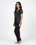 Sajiero Silk Pajama Suit - Dream Nest