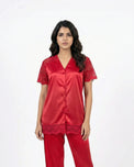 Sajiero Silk Pajama Suit - Dream Nest