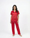 Sajiero Silk Pajama Suit - Dream Nest
