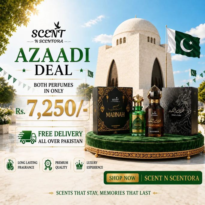 Azadi Sale Combo | Madinah & Ghilaf-e-Kaaba Perfume |