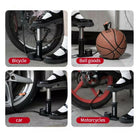 Gauge PUMP Original Portable Mini Foot Air Pump with Pressure Gauge