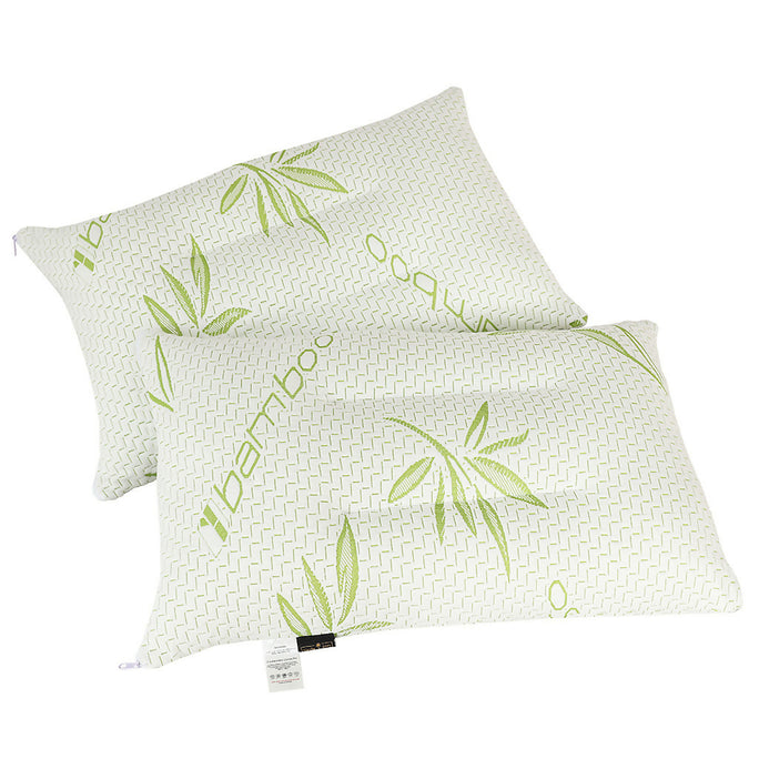 Siesta Zen Export Quality Neck & Cervical Ergonomic Bamboo Pillow – Hollowfiber Filled