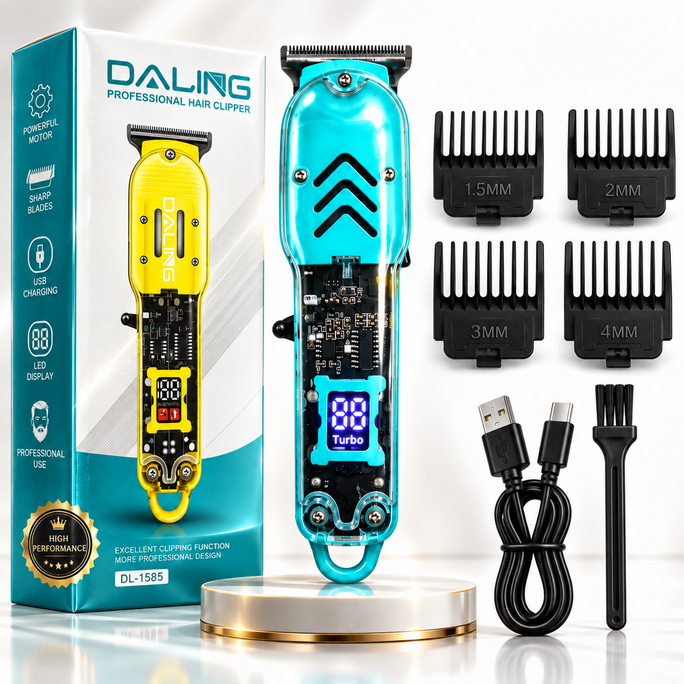 DALING Transparent Professional Hair Trimmer