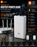 Xiaomi Mi 20000mAh 12V Router Power Bank Mini UPS
