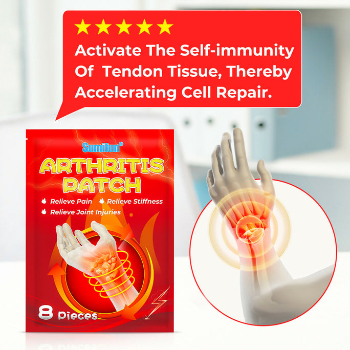 Sumifun Arthritis Patch 8 Pieces | Chinese Herbal Plaster | Joint & Body Care Patch | External Use