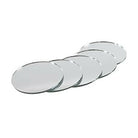 4 inch small glass art Mirror for craft stitching 4pcs