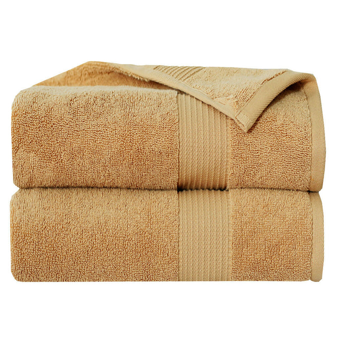 Siesta Zen Export Quality 100% Cotton Bath Towel 70x140cm (27x54 inches) (Pack of 2)