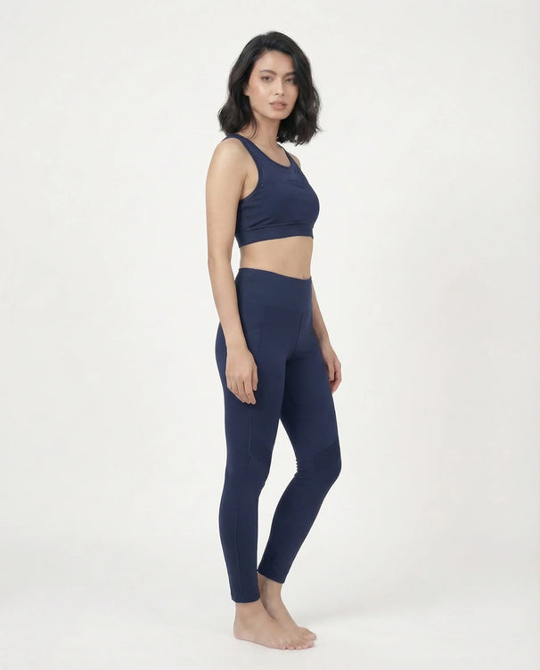 Sajiero Activewear Set - Fit Fusion - Navy Blue