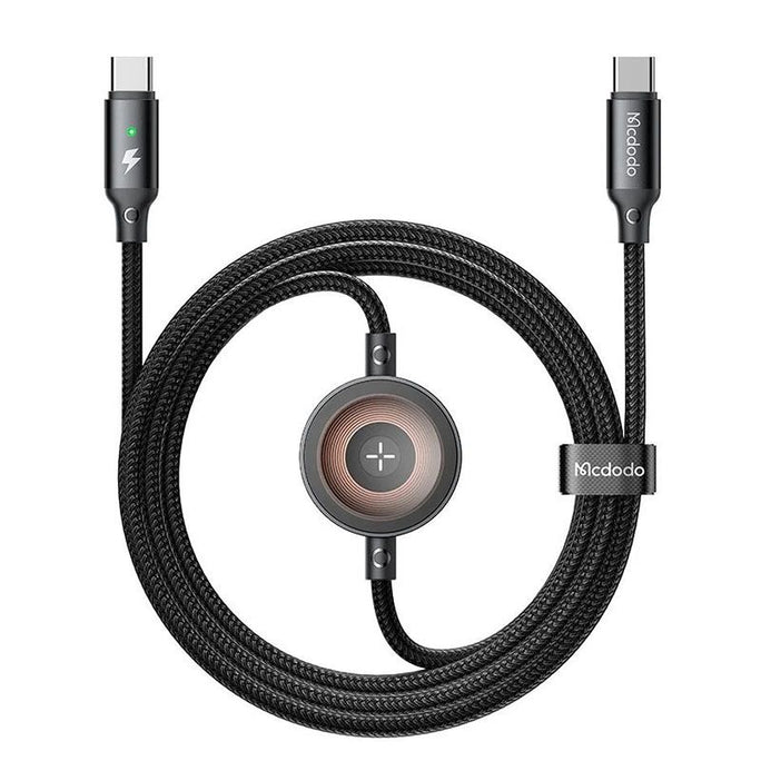 Mcdodo 60W USB-C to USB-C Cable with Apple Watch Wireless Charger - CA-2580 – (1.5m)