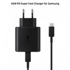 Original Samsung 45W Super Fast Charger with USB-C to USB-C Cable | PD Power Adapter for Galaxy Note, S Series, Z Fold/Flip | Genuine Type C Wall Charger