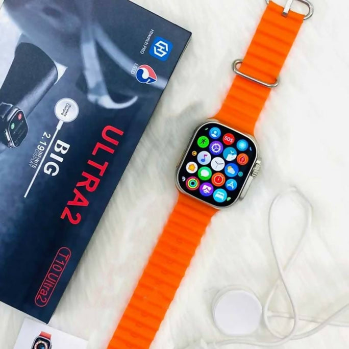Original T 10 Ultra 2 APPLE Look SUPER AMOLED DISPLAY Smart watch SPECIAL GIFT PACK OFFER T 10 ULTRA 2 SMART WATCH