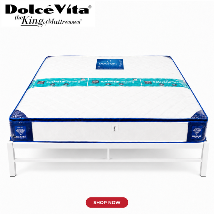 Dolce Vita Doctor's Choice Bonnell Spring Mattress | 8 Years Brand Warranty