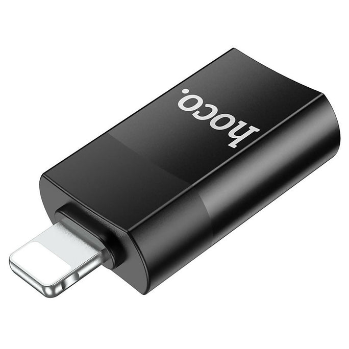 HOCO UA17 iPhone (Lightning) Male to USB Type-C Female Adapter USB 2.0 Fast Charging & Data Transfer | Aluminum Alloy | 6 Months Official Warranty