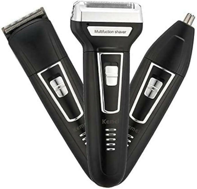 Kemei KM-5558 3-in-1 Rechargeable Grooming Kit for Men