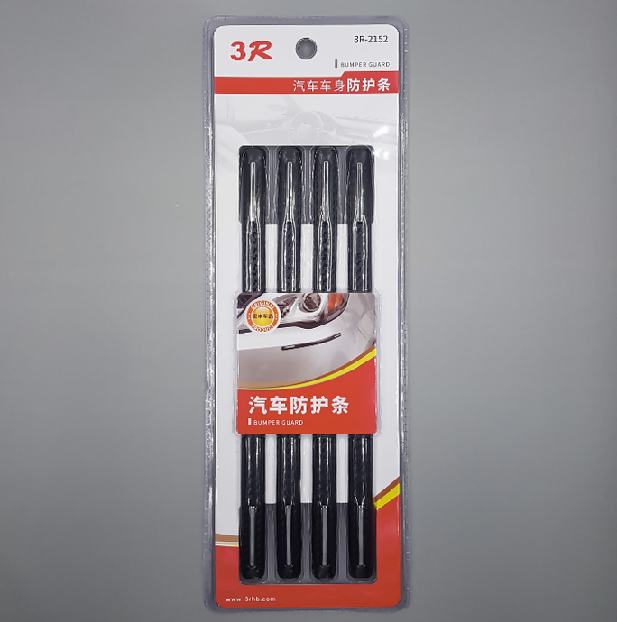 4 PCS Anti Collision Car Door Protector Bumper Guard Strip Front Rear Protection Strips Scratch Protector Car Accessories