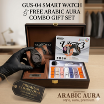 GUS O4 Smart Watch with Free Aura Watch Combo