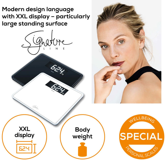 Beurer GS 410 SignatureLine Glass Bathroom Scale