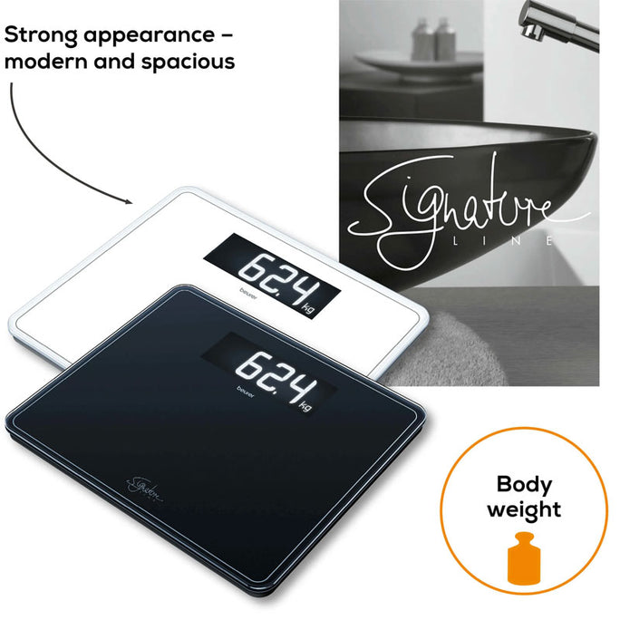 Beurer GS 410 SignatureLine Glass Bathroom Scale