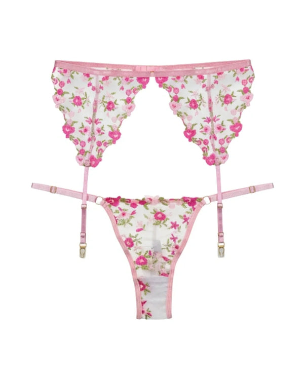 Sajiero Garter Set - Blossom Muse - Pink