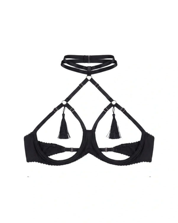 Sajiero Garter Set - Ebonix - Black