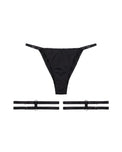 Sajiero Garter Set - Ebonix - Black