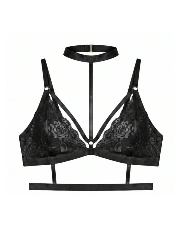 Sajiero Garter Set - Xyra - Black