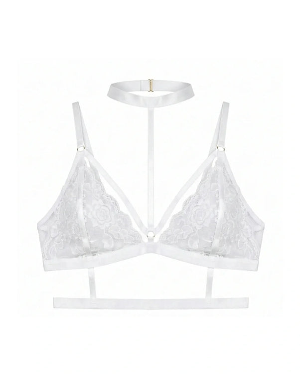 Sajiero Garter Set - Xyra - White