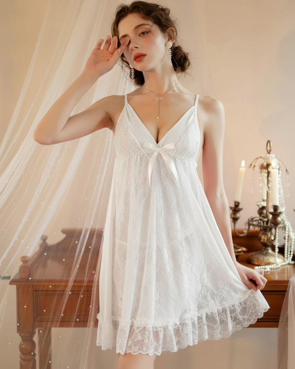 Sajiero Babydoll Lingerie  - Velure Charm