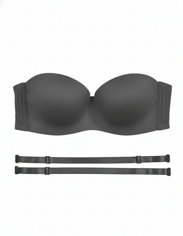 Sajiero Padded Bra - Smooth Ease - Charcoal