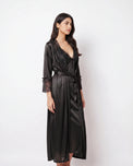 Sajiero Gown Set - Orvella - Black
