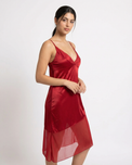 Sajiero Gown Set - Rinny Silk - Red