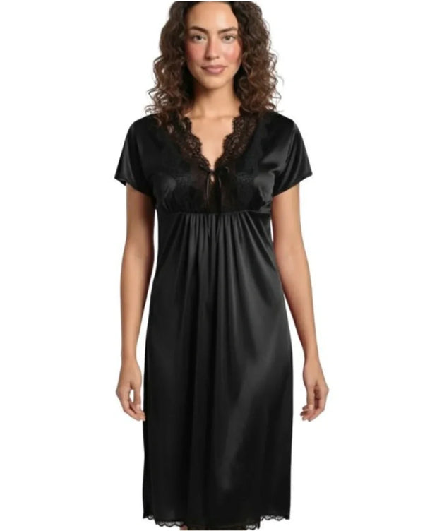 Sajiero Gown Set - Rivya - Black