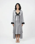 Sajiero Gown Set - Rivya - Silver