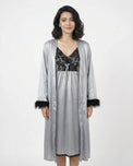 Sajiero Gown Set - Rivya - Silver