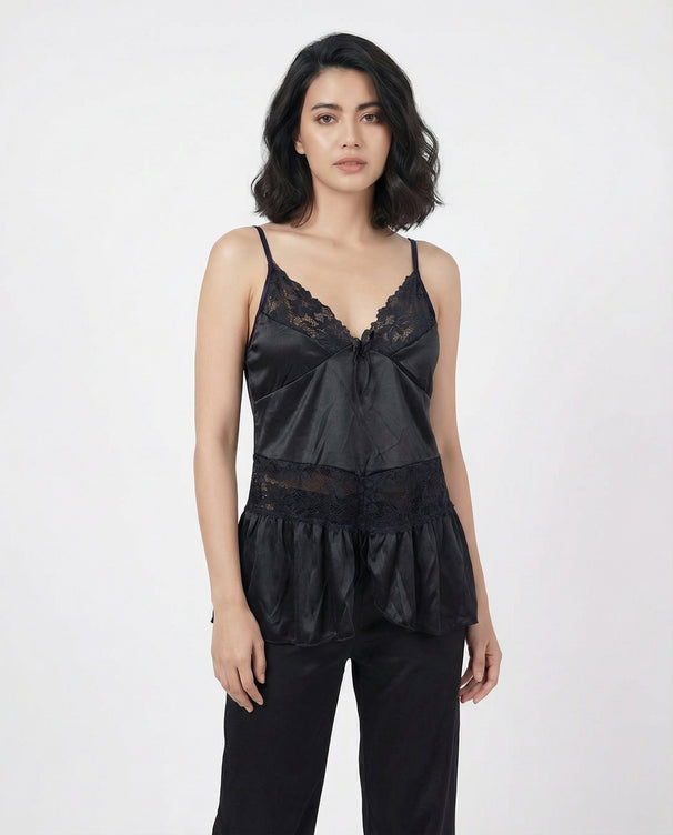 Sajiero Gown Set - Silk Touch - Black