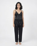 Sajiero Gown Set - Silk Touch - Black