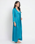 Sajiero Gown Set - Valmira - Aqua