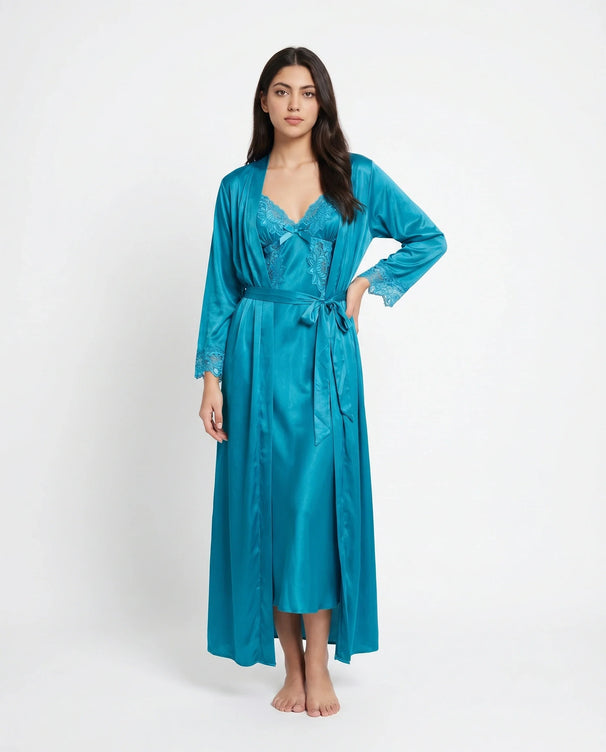 Sajiero Gown Set - Valmira - Aqua