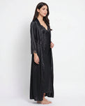 Sajiero Gown Set - Valmira - Black