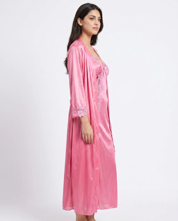 Sajiero Gown Set - Valmira - Pink