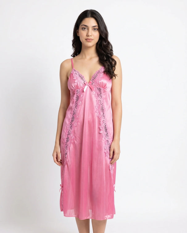 Sajiero Gown Set - Valmira - Pink