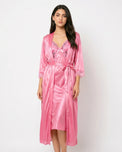 Sajiero Gown Set - Valmira - Pink