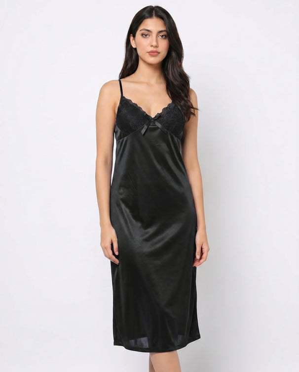 Sajiero Gown Set - Zavira - Black