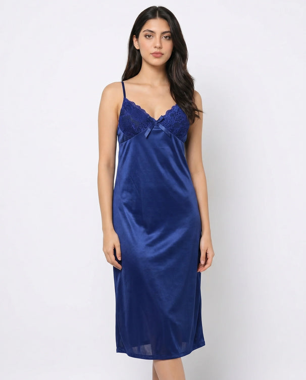 Sajiero Gown Set - Zavira - Blue