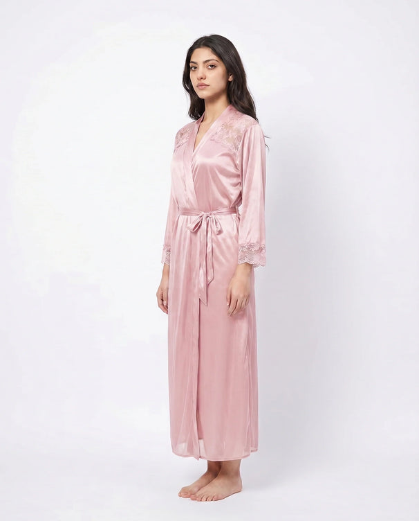 Sajiero Gown Set - Zavira - Pink