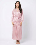 Sajiero Gown Set - Zavira - Pink
