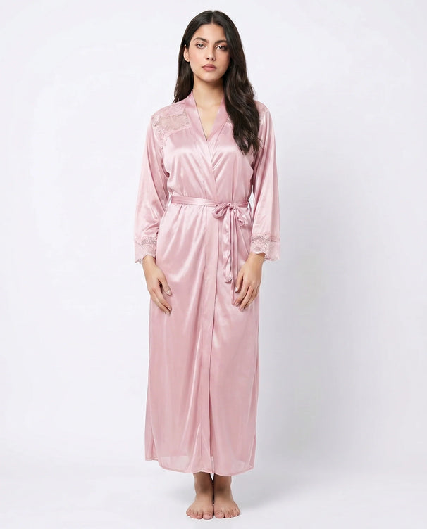 Sajiero Gown Set - Zavira - Pink