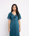 Sajiero Gown -  Grace Night - Sea Green